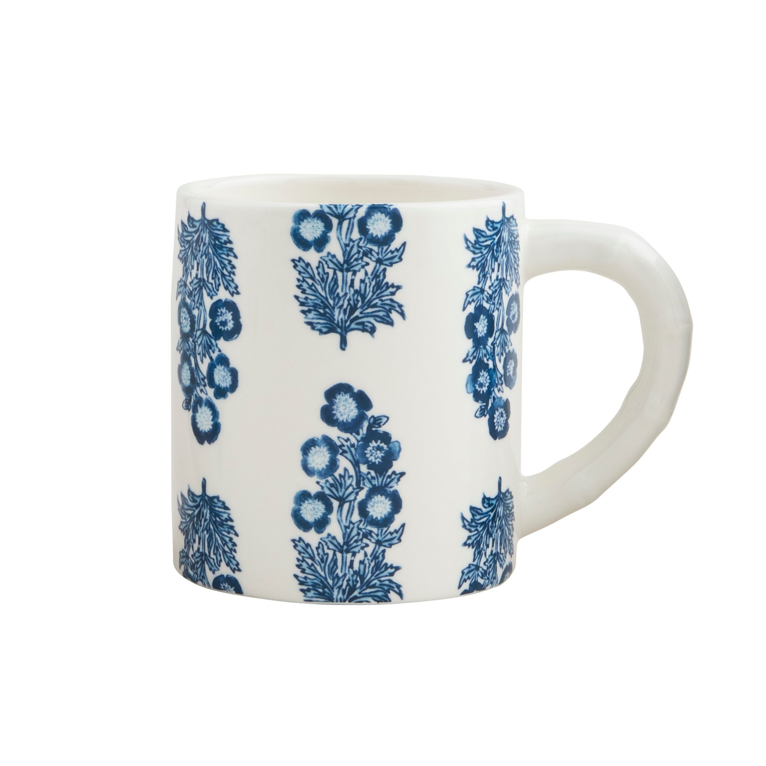 Blue And White Floral Mug | Mud Pie