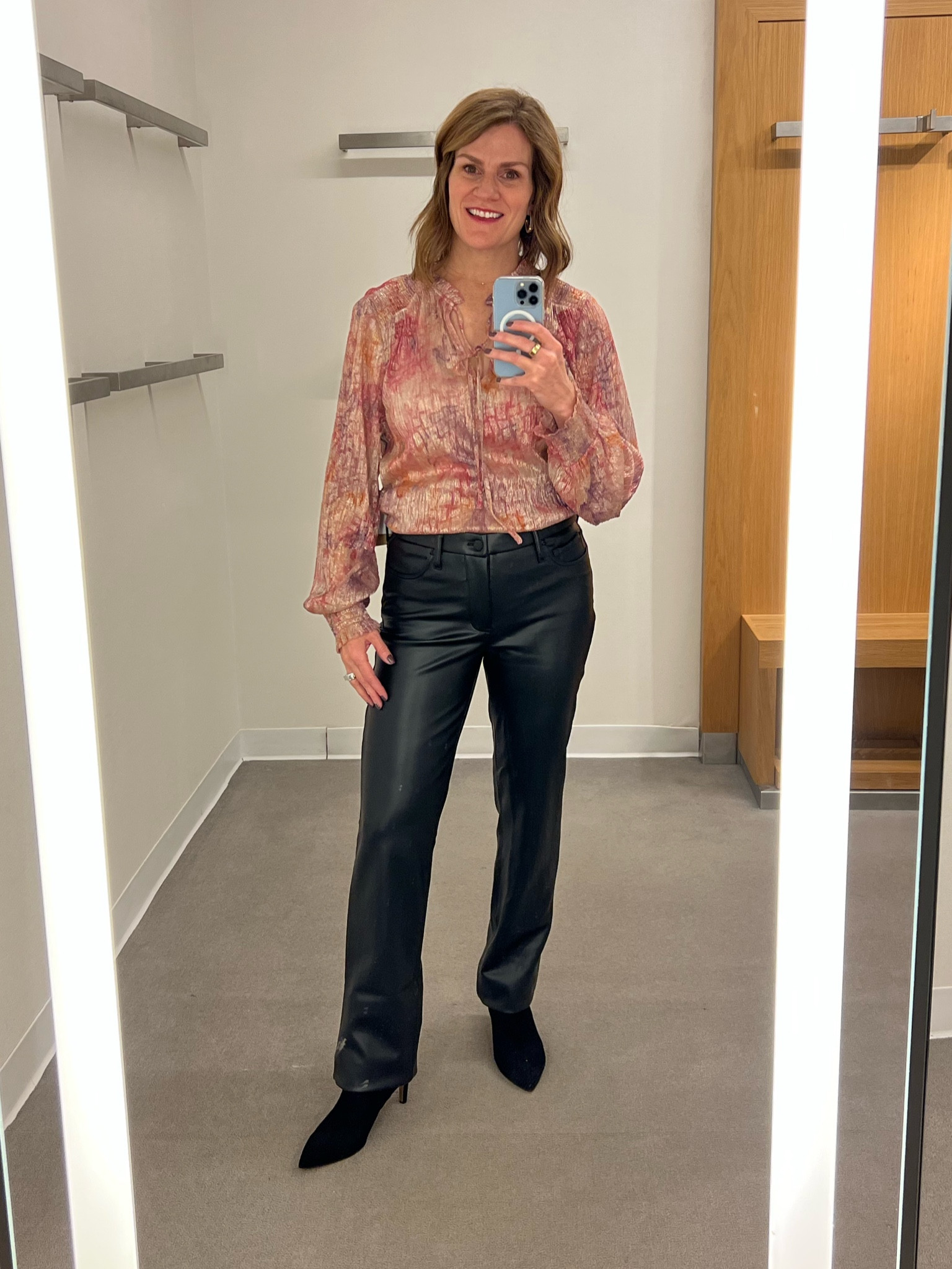 This beautiful top would be lovely for Thanksgiving and the holidays, right through to Spring. It’s very lightweight and you’ll likely need to wear a cami underneath.

#LTKunder100 #LTKSeasonal #LTKHoliday