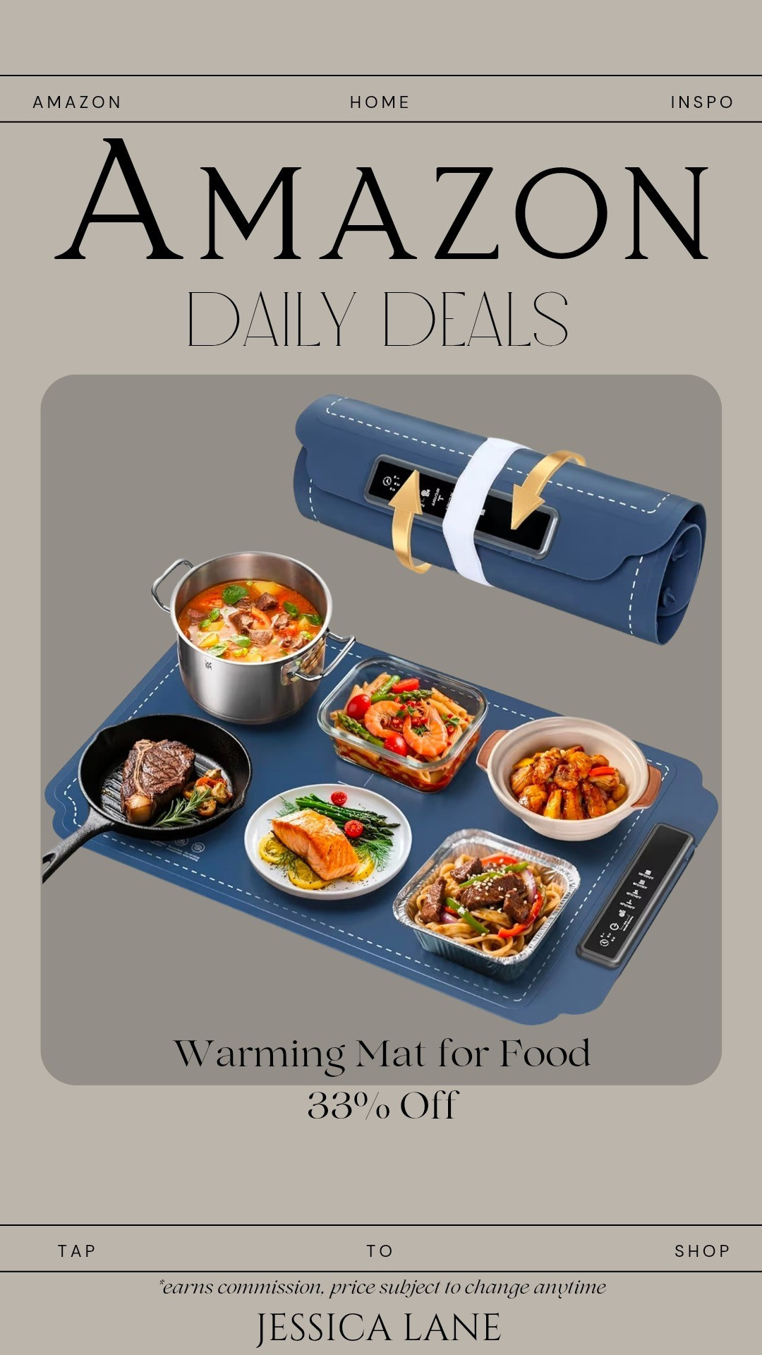 Perfectly warm surfaces anytime—love this handy roll-up warming mat! #KitchenEssential #CookingMadeEasy

#LTKHoliday #LTKHome #LTKSaleAlert