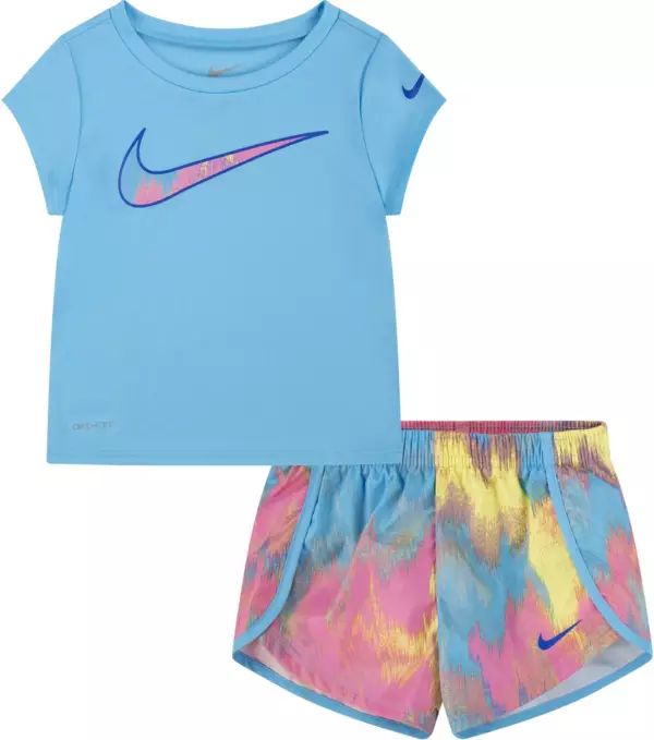 Nike Toddler Girls' Digi Dye Sprinter Shorts Set | Dick's Sporting Goods