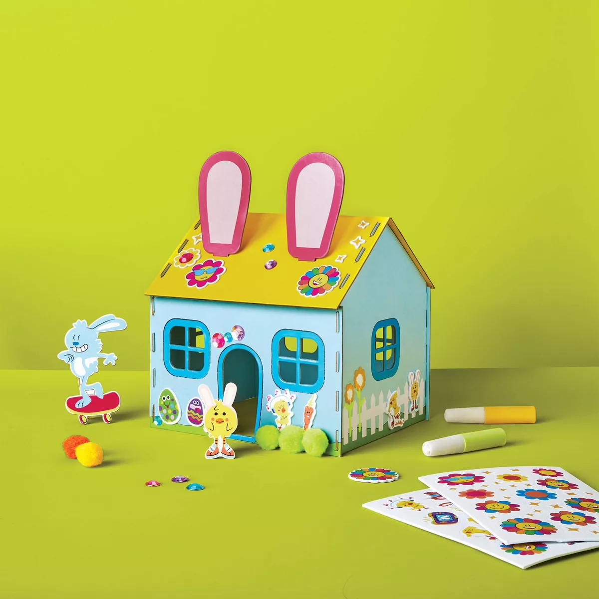 Easter Craft Build-Your-Own Bunny House Kit- Mondo Llama™ | Target