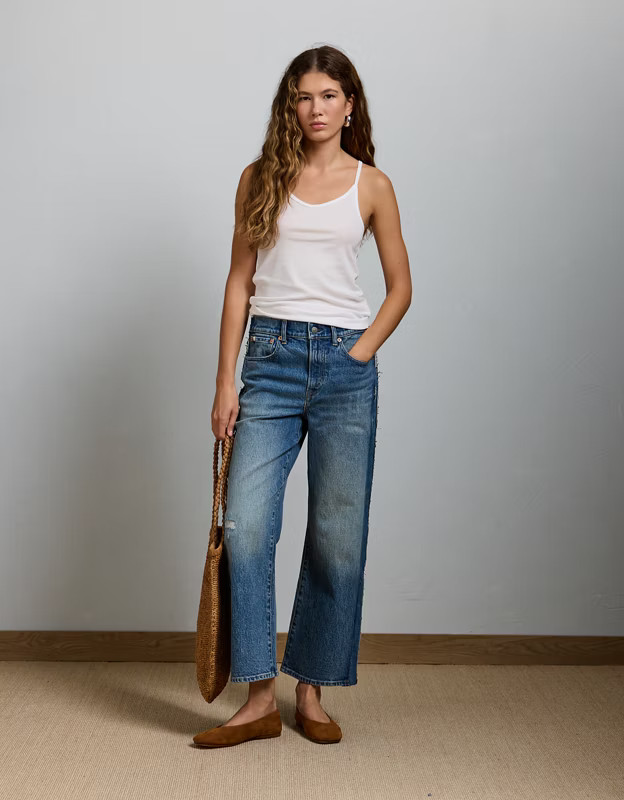 AE77 Premium Bootcut Crop Jean | American Eagle Outfitters (US & CA)