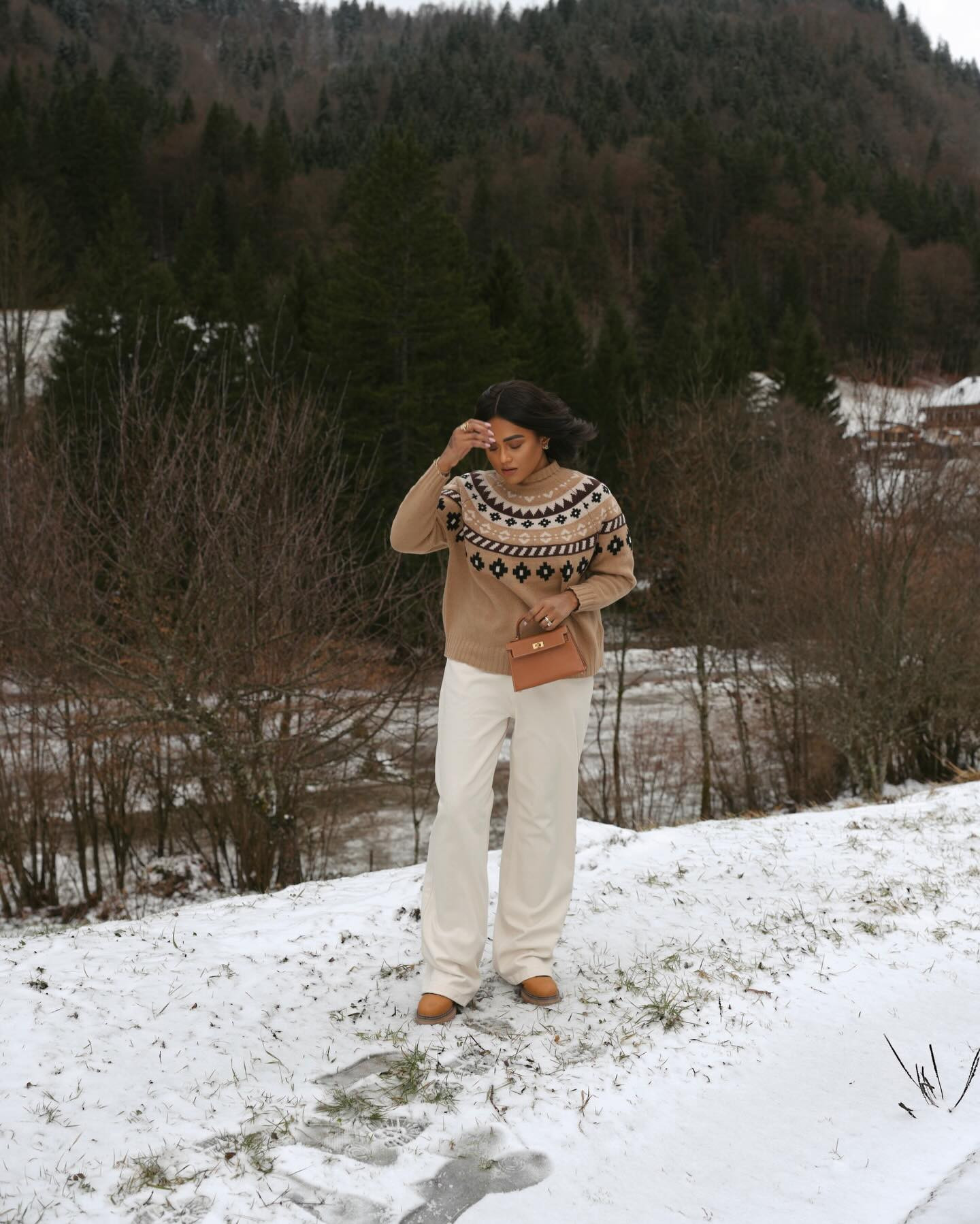 Fair Isle Jumpers, Fair Isle knitted turtleneck sweater ,Beige, Maxmara, Sweaters, Wide-Leg Denim Jeans, Stylish Knitwear, Cozy Winter Outfit, Fair Isle Sweater Favorites, Winter Outfit ideas, Trendy Fair Isle Jumpers,  GRWM Outfit , UK Fashion ,UK Women ,London lifestyle , Winter style, Winter Outfit, Jumpers, Mountain days, Mountain Holiday, Evening Outfit, Date night outfit, Date night,  Holiday style ,Holiday outfit ,Outfit Inspo ,  Style inspiration, Holiday season style

 

 

#LTKuk #LTKwinter #LTKdatenight