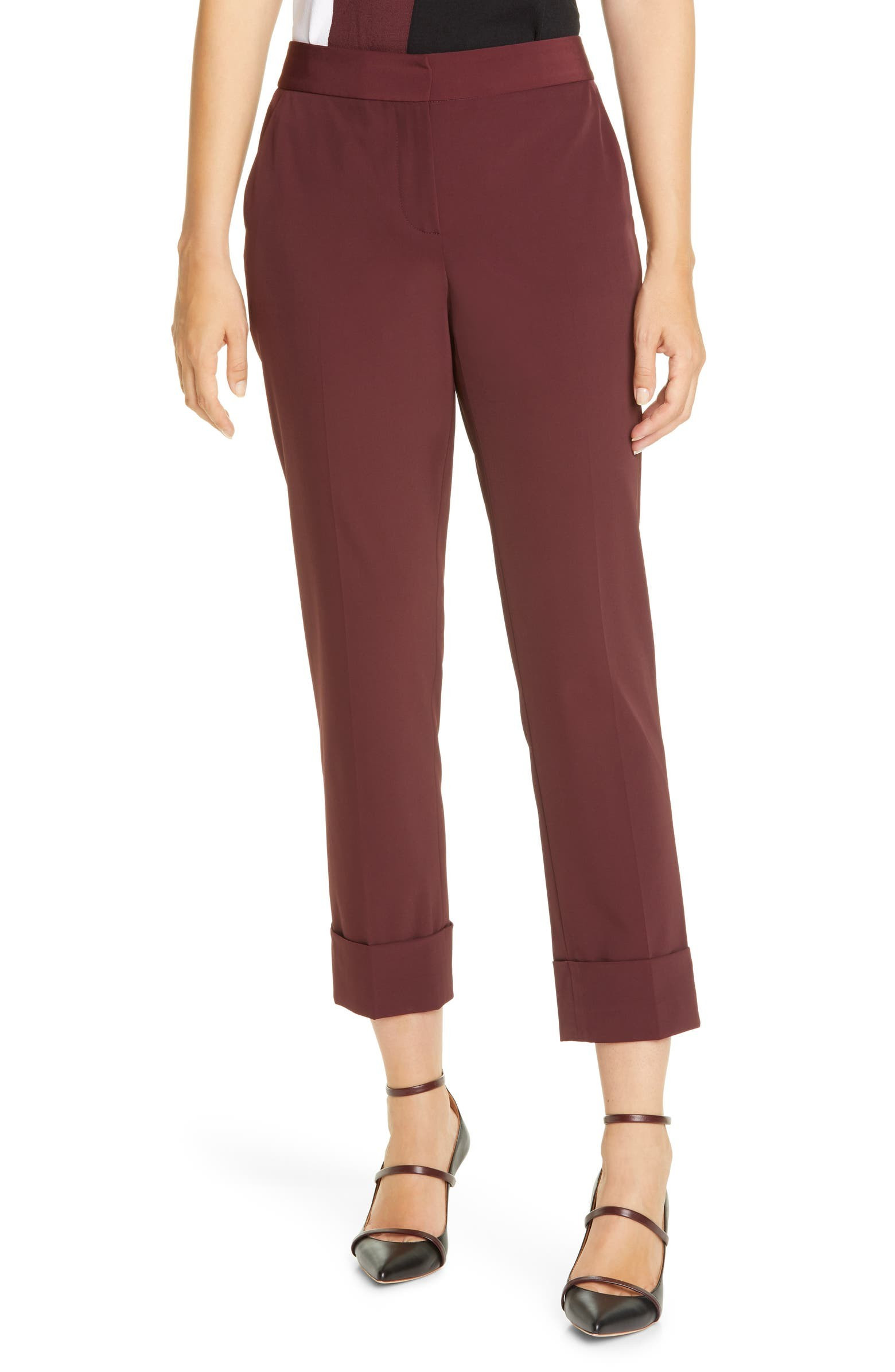 Reva Cuffed Crop Pants | Nordstrom