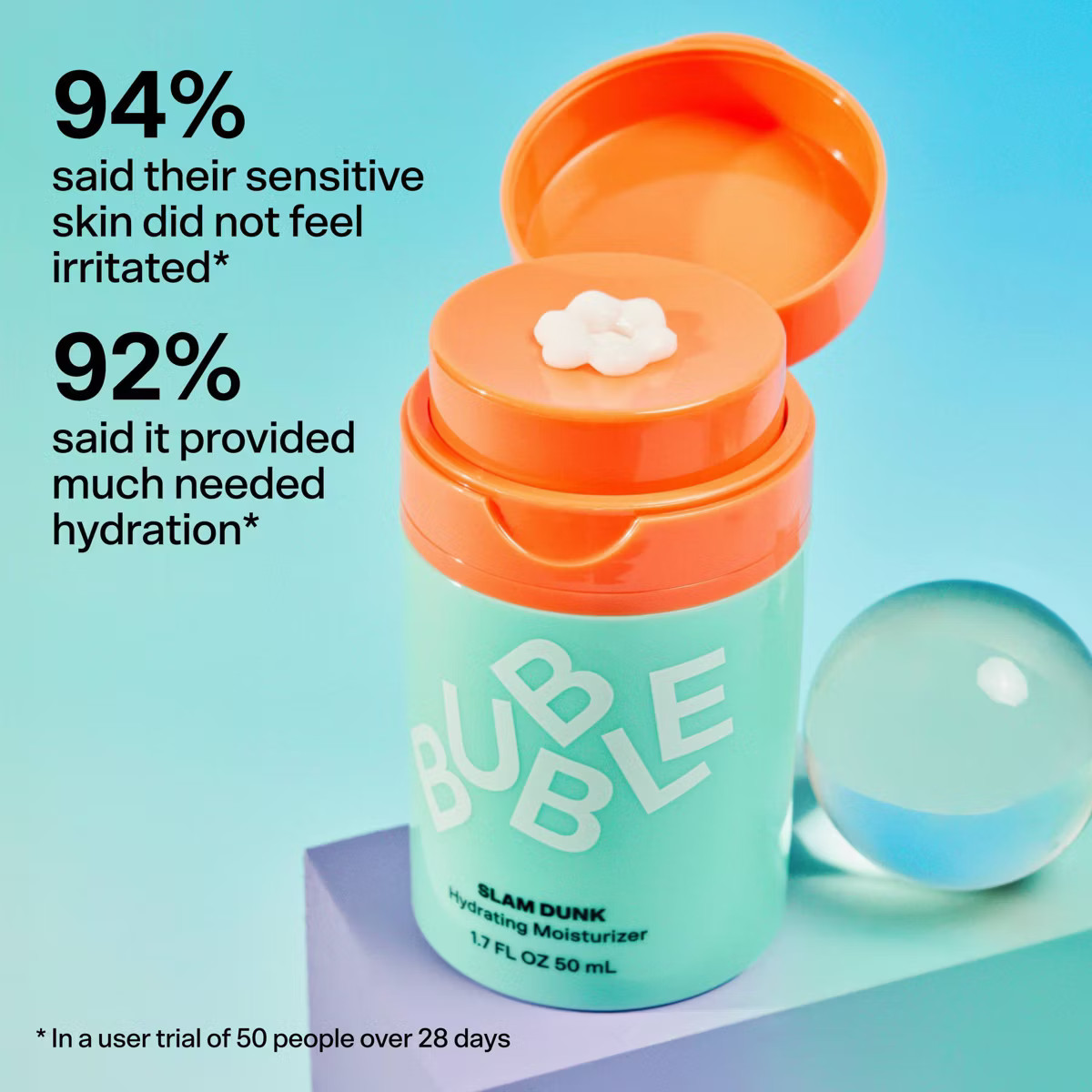 Bubble Skincare Slam Dunk Hydrating Moisturizer - 1.7 fl oz | Target