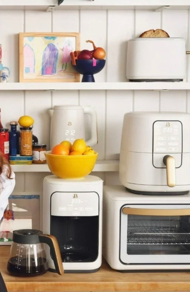 Beautiful Kitchen Favorites in White Icing 🤍✨

If you’re looking to elevate your kitchen with appliances that are as beautiful as they are functional, the Drew Barrymore Beautiful collection is one of my favorites! The soft white finish, gold accents, and sleek touch displays give these everyday essentials a designer look without the luxury price tag.

From the programmable slow cooker and touchscreen toaster to the air fryer and coffee maker, these pieces bring style and convenience to your countertop while keeping everything coordinated. Perfect for creating a bright, clean, and timeless kitchen aesthetic. ✨🍞☕️🍽️

Modern kitchen decor, white kitchen appliances, Drew Barrymore Beautiful collection, countertop styling, kitchen organization, air fryer essentials, touchscreen toaster, programmable slow cooker, coffee station ideas, kitchen must haves, neutral home decor, elegant kitchen inspiration. 🤍🏡✨

#LTKHome #LTKmomlife #LTKfoodie