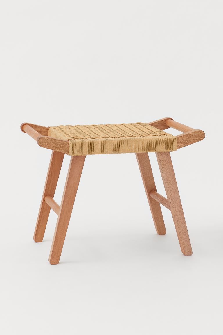 Straw-seat stool | H&M (UK, MY, IN, SG, PH, TW, HK)