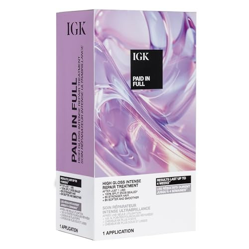 IGK Paid In Full High Gloss Intense Repair Treatment - 100% split-ends sealed. The next-generation of repair. | Amazon (US)