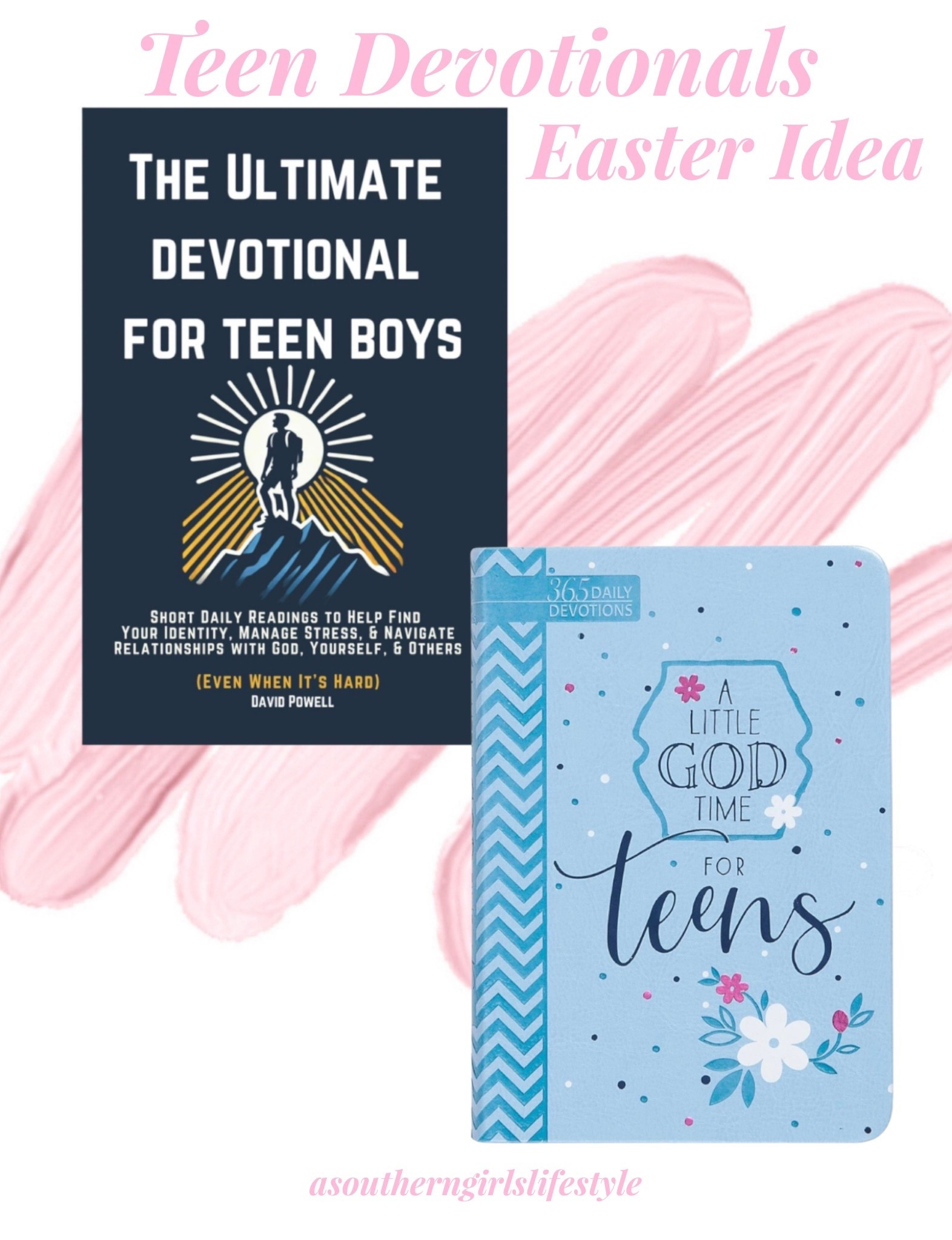 Easter Basket Ideas for Teens - Devotionals to help them grow in grace & knowledge 

🩵 The Ultimate Devotional for Teen Boys:
💗A Little God Time for Teens: 365 Daily Devotions

#LTKmomlife #LTKKids #LTKSeasonal