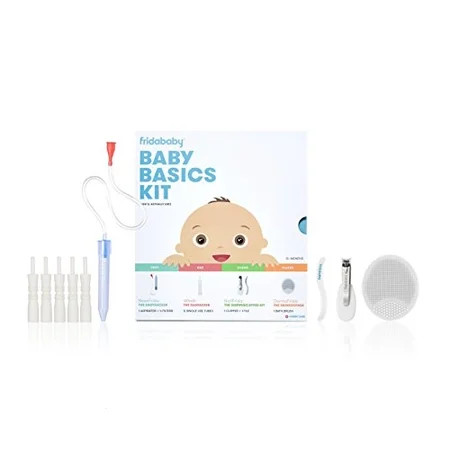 Baby Basics Kit by FridaBaby |Includes NoseFrida NailFrida Windi DermaFrida + Silicone Carry Case | Walmart (US)