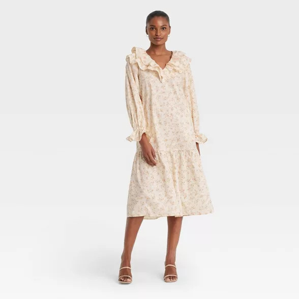Women's Balloon Long Sleeve Dress - Who What Wear™ | Target