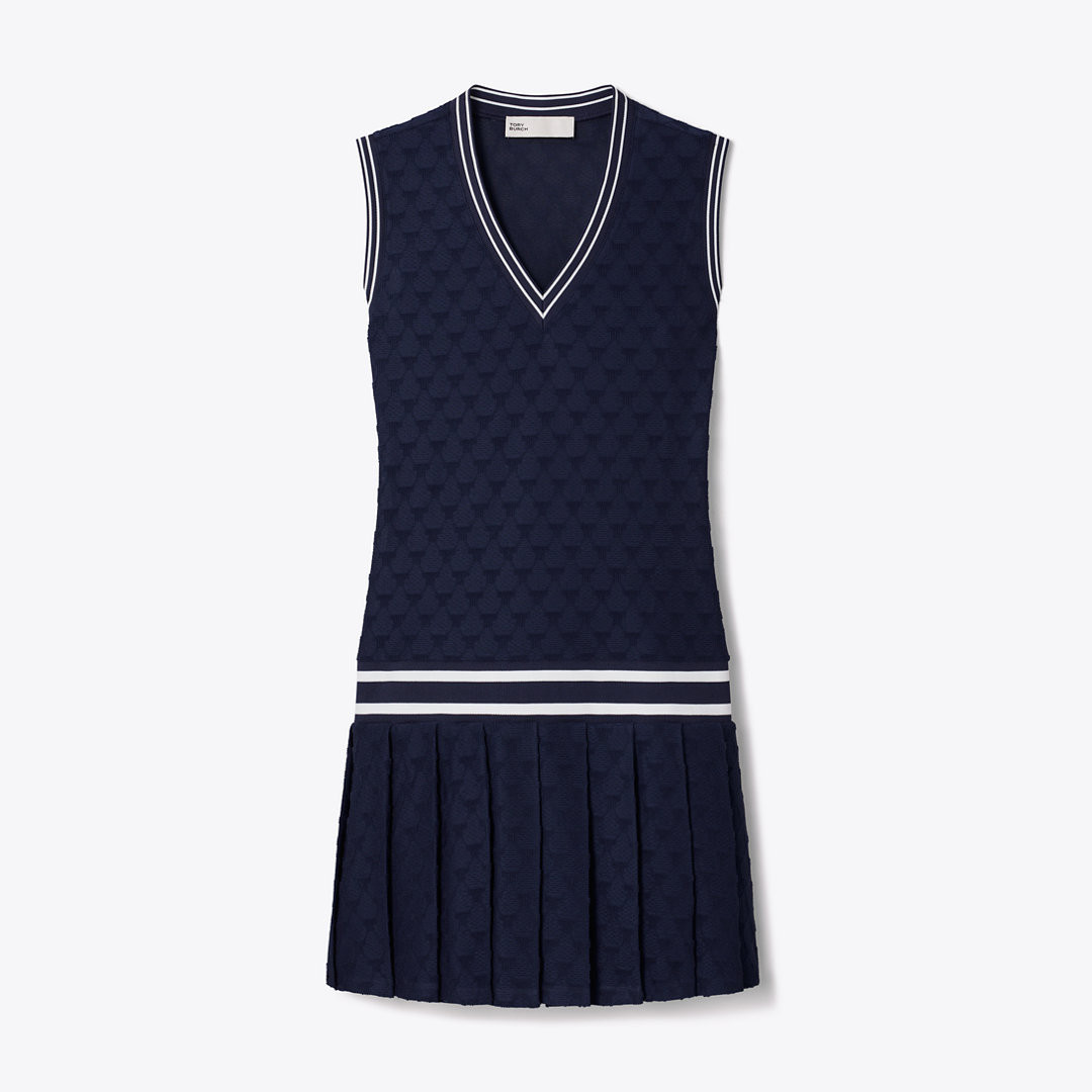 Tory Burch Terry Jacquard Tennis Dress | Tory Burch (US)