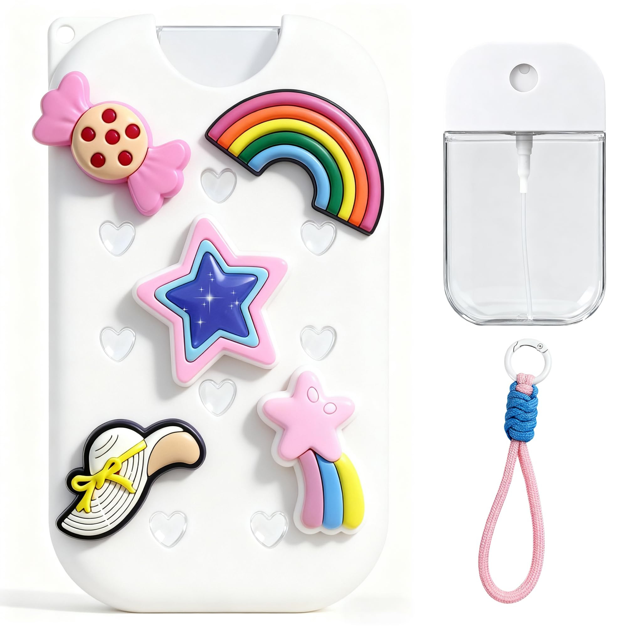 Refillable Spray Bottle and Silicone Case for Touchland Hand Sanitizer Spray 1.5oz/45ml with , Ch... | Amazon (US)