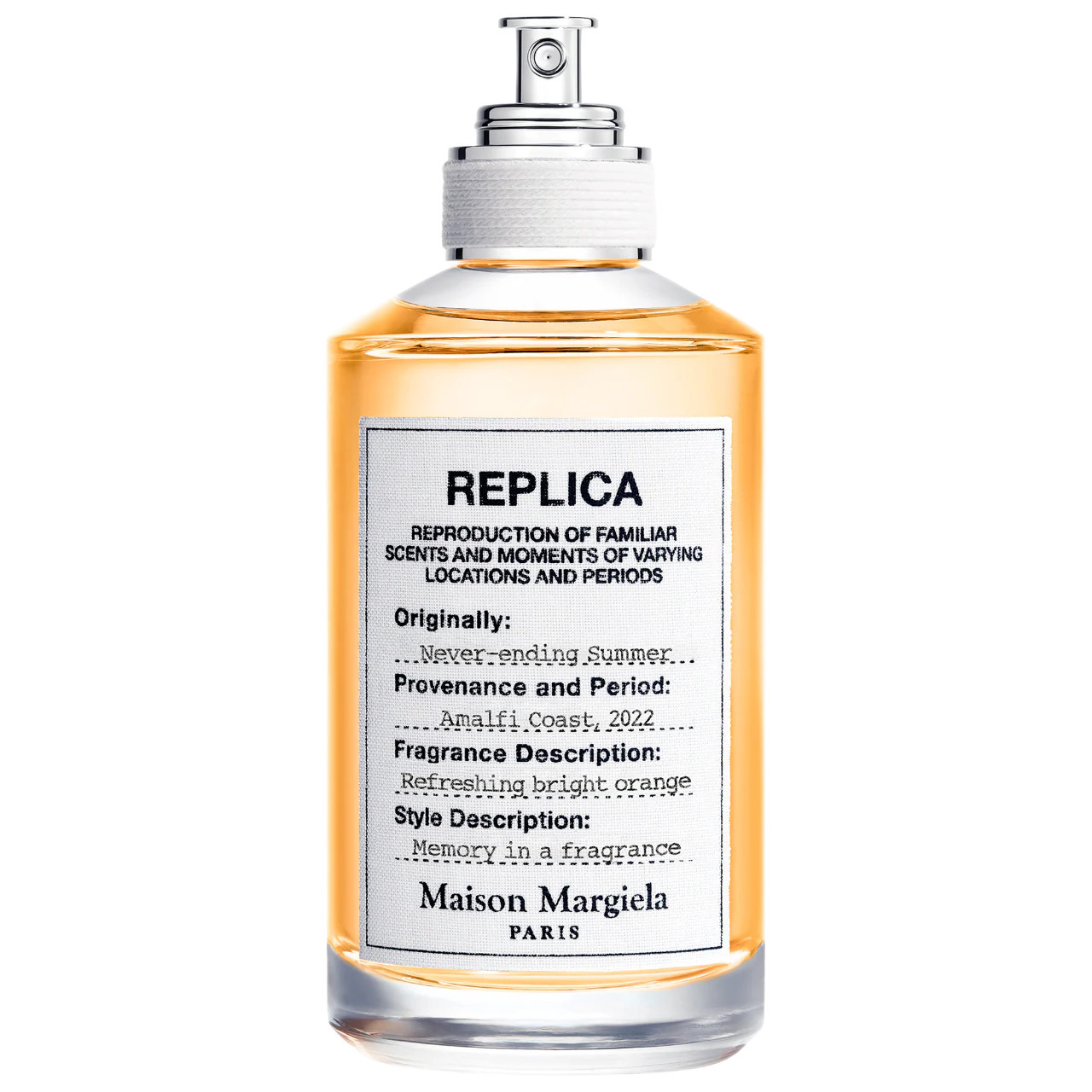 Maison Margiela 'REPLICA' Never-ending Summer Eau de Toilette with Orange and Spritz Accord 3.4 oz / 100 mL eau de toilette spray | Sephora (US)