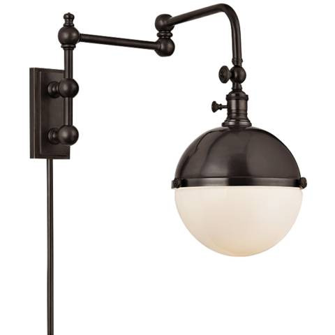 Hudson Valley Stanley Old Bronze 17 1/2" High Wall Lamp | LampsPlus.com