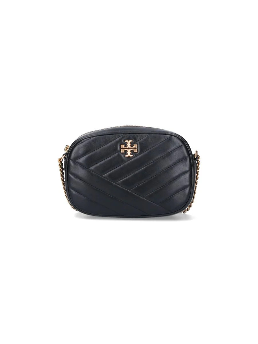 Tory Burch Black Leather Kira Crossbody Bag | Baltini