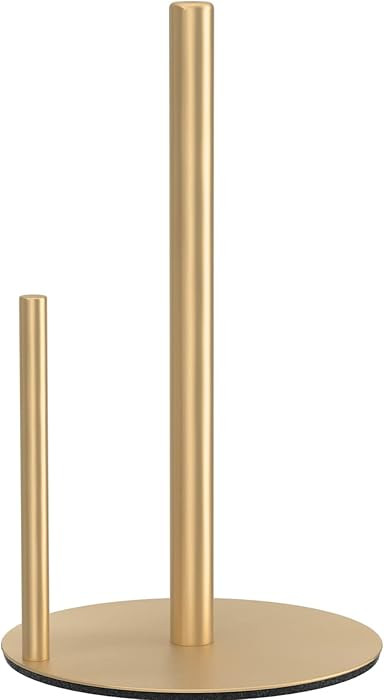 Paper Towel Holder Gold, Premium Stainless Steel Kitchen Roll Dispenser, Countertop Roll Organize... | Amazon (US)
