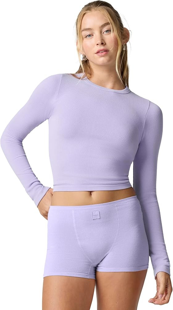 Florence by Mills Women's Softie Seamless Long Sleeve Top | Amazon (US)