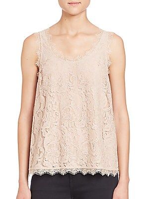 Brinx Lace Tank Top | Saks Fifth Avenue OFF 5TH (Pmt risk)
