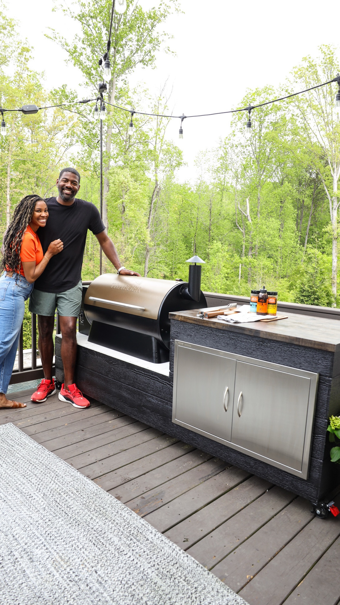 You could give him a gift card…or you could build this. This year, we gave our favorite grill master the ultimate upgrade—a custom DIY grilling station that turned a blank patio corner into a fully functional outdoor setup  and a new dreamy Traeger grill. This is how you level up on Father's Day. I chose the Traeger because trust me you want that wood fired flavor, the ability to grill, smoke, and even bake. It’s now complete by adding a prep space and built in storage. Don't forget to pick up the perfect gift for Dad

#LTKHome #LTKSummerEdit #LTKGiftGuide