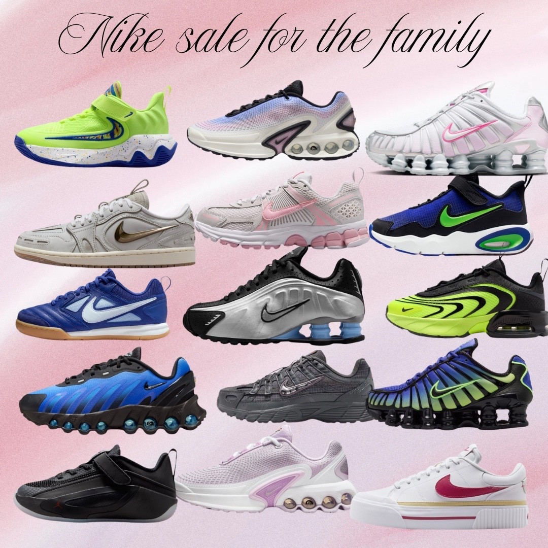 Nike styles on sale for the family! #nike #sneakers #airmax #sports #kids 

#LTKActive #LTKSaleAlert #LTKKids