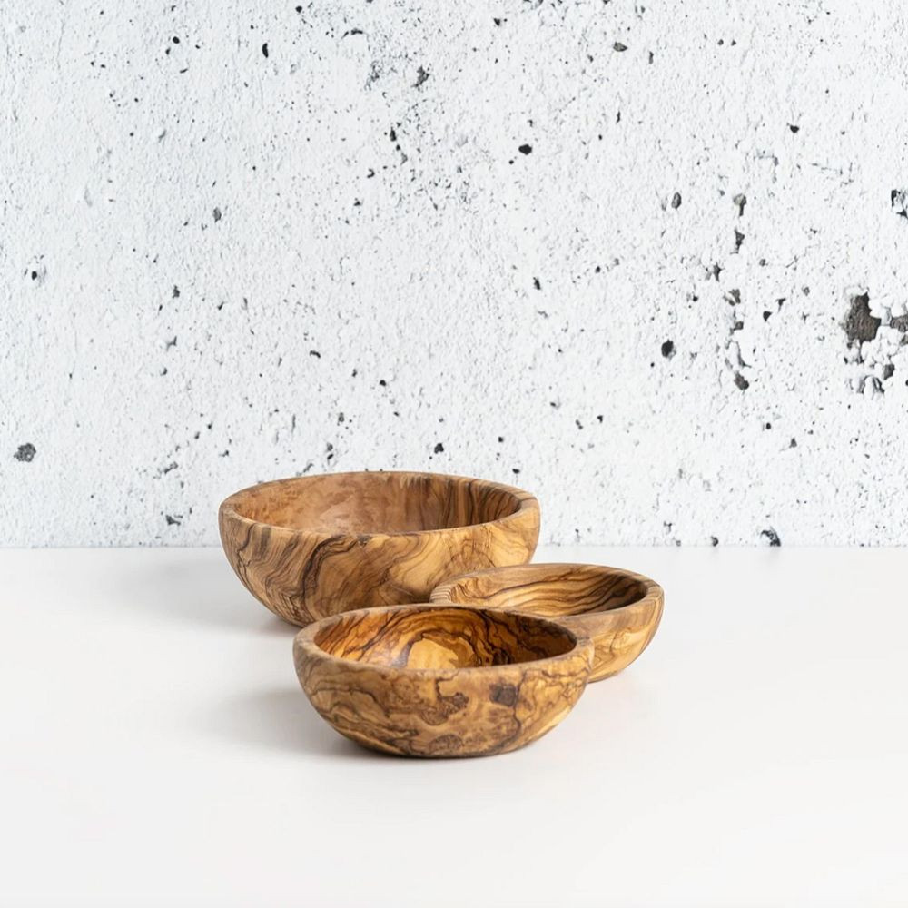 Gharyan Olive Wood Nesting Bowls (Set of 3) | West Elm (US)