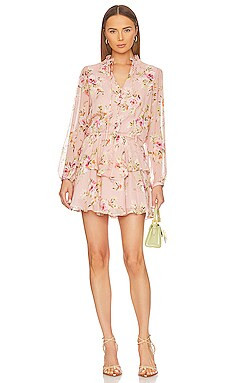 Yumi Kim Love Always Mini Dress in Floral Dawn Blush from Revolve.com | Revolve Clothing (Global)