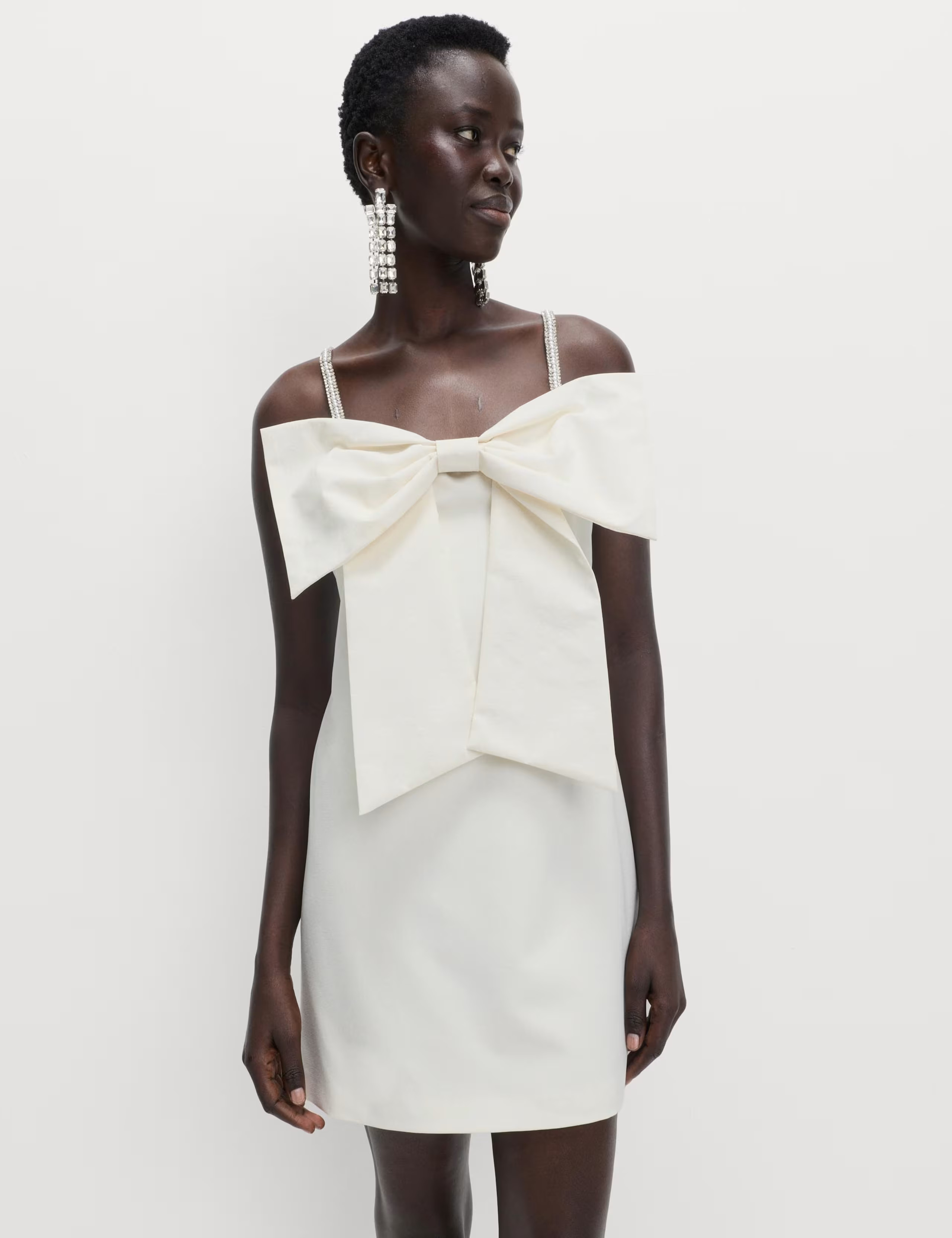 Embellished Bow Detail Mini Dress | Marks & Spencer (UK)