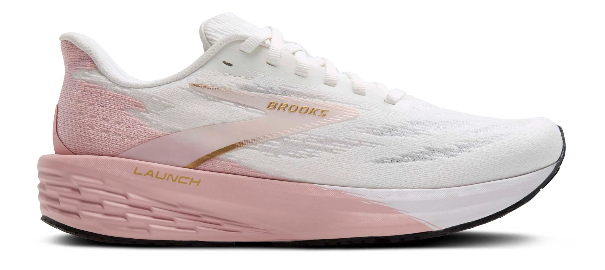 Women's Brooks Launch 11 - White / Pink, Size: 7.5, Medium | Footwear - Road Runner Sports | Road Runner Sports