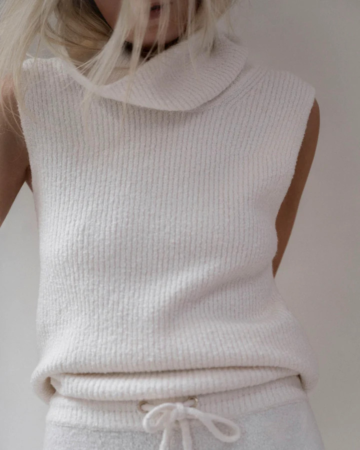 Splendid x @Cellajaneblog Turtleneck Tank Sweater | Splendid