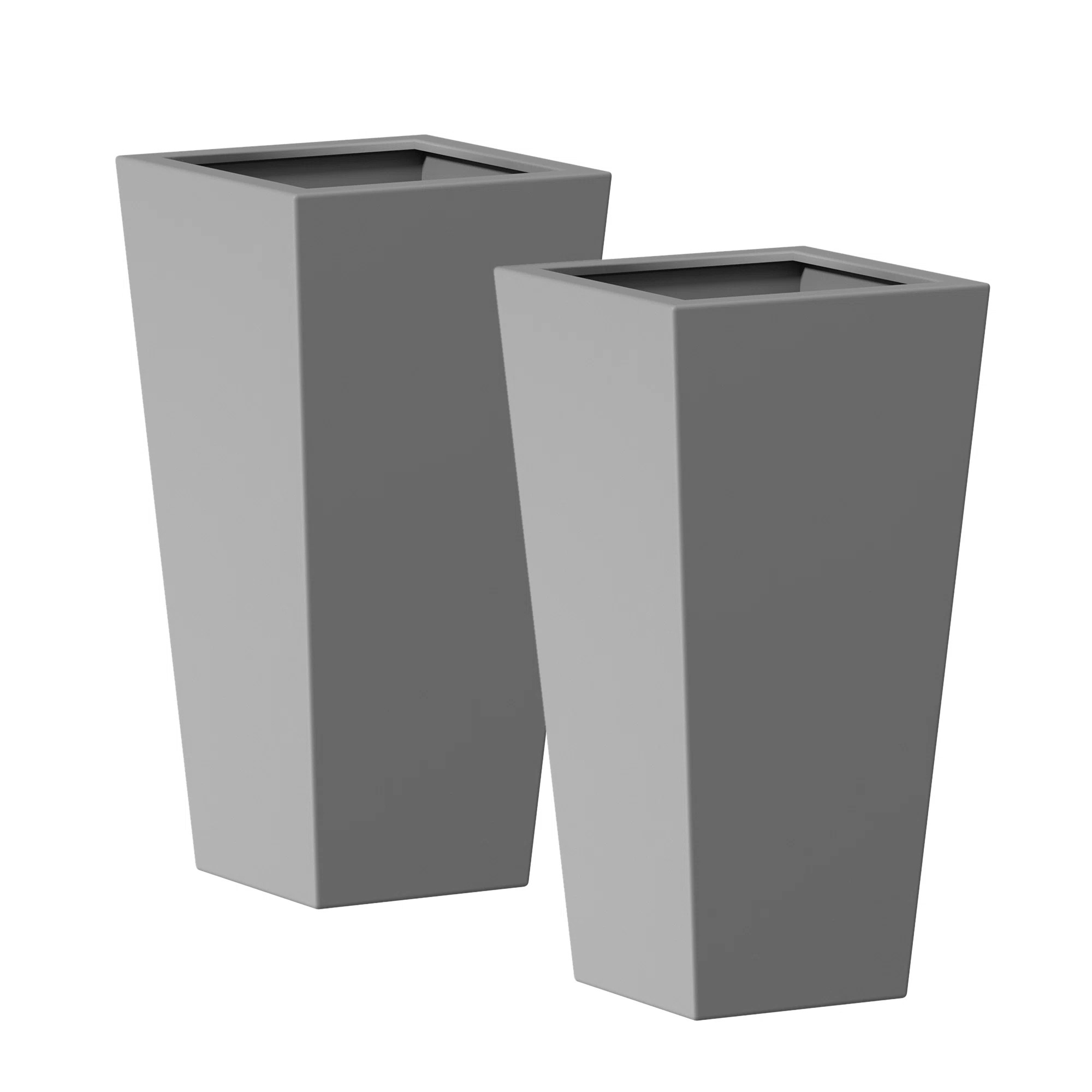 Outdoor/Indoor/Decor/Garden Large Tall Metal Pot Planters Planter Boxes Cachepots Nursery Pots | ... | Wayfair North America