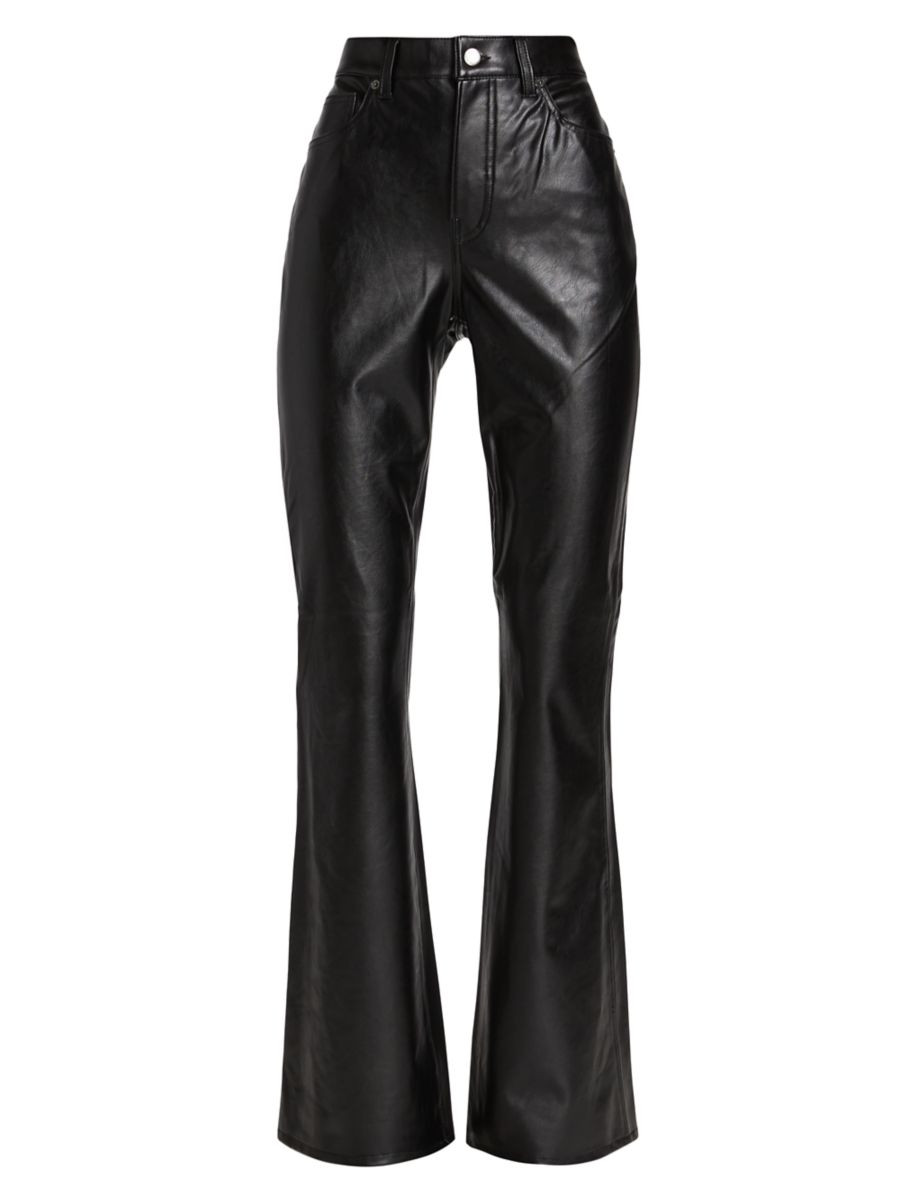 Beverly Faux Leather Flared Pants | Saks Fifth Avenue