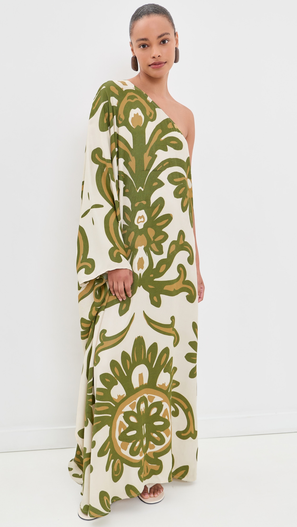 DIARRABLU Satu Dress Elia Olive 3XL | Shopbop