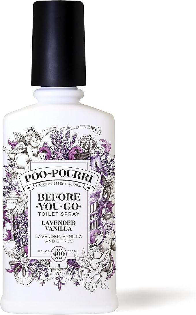 Poo-Pourri Before-You-go Toilet Spray, Lavender Vanilla Scent, 8 Fl Oz | Amazon (US)