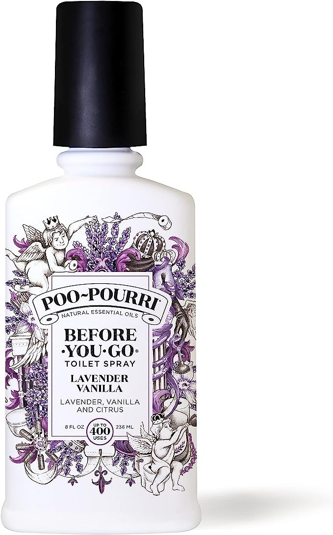 Poo-Pourri Before-You-go Toilet Spray, Lavender Vanilla Scent, 8 Fl Oz | Amazon (US)