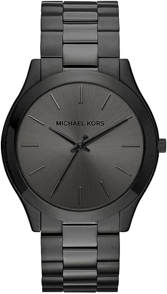 Michael Kors Men's Slim Runway Stainless Steel Quartz Watch | Amazon (US)