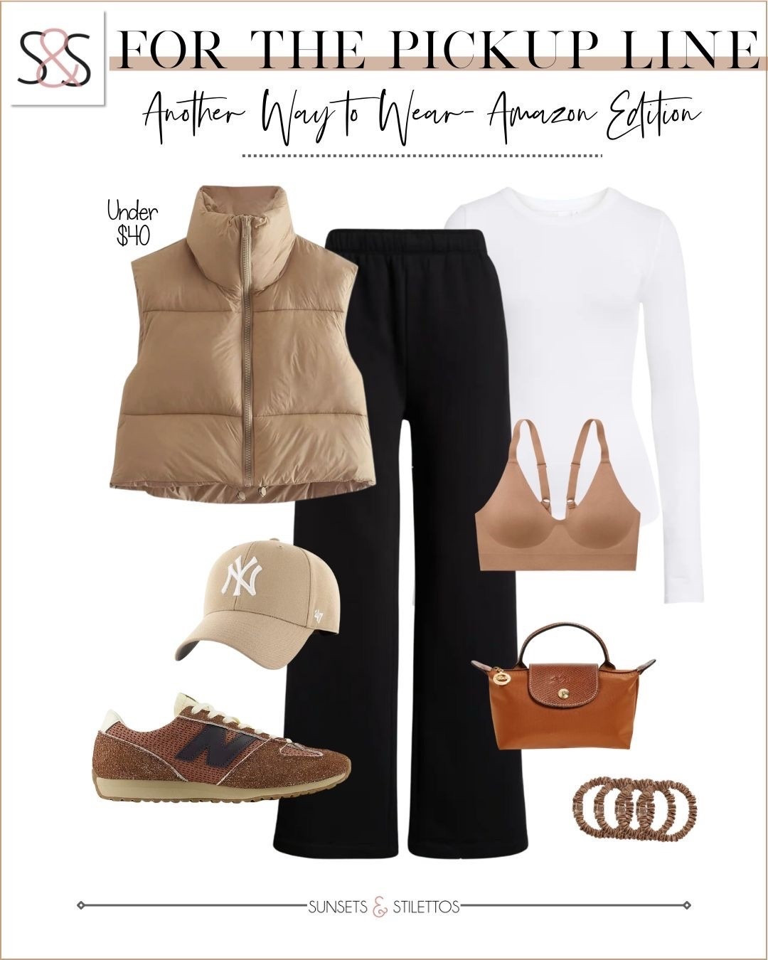 This Amazon outfit proves comfy can still look put together. Neutral tones, soft layers, and sneakers that go with everything.

puffer vest, black pants, long sleeve tee, amazon fashion, casual fall outfit, sneakers, neutral outfit ideas, fall capsule wardrobe, pickup line outfit, affordable fashion, amazon outfit under 40, mom outfit ideas, fall style 2025



#LTKOver40 #LTKWorkwear #LTKSeasonal