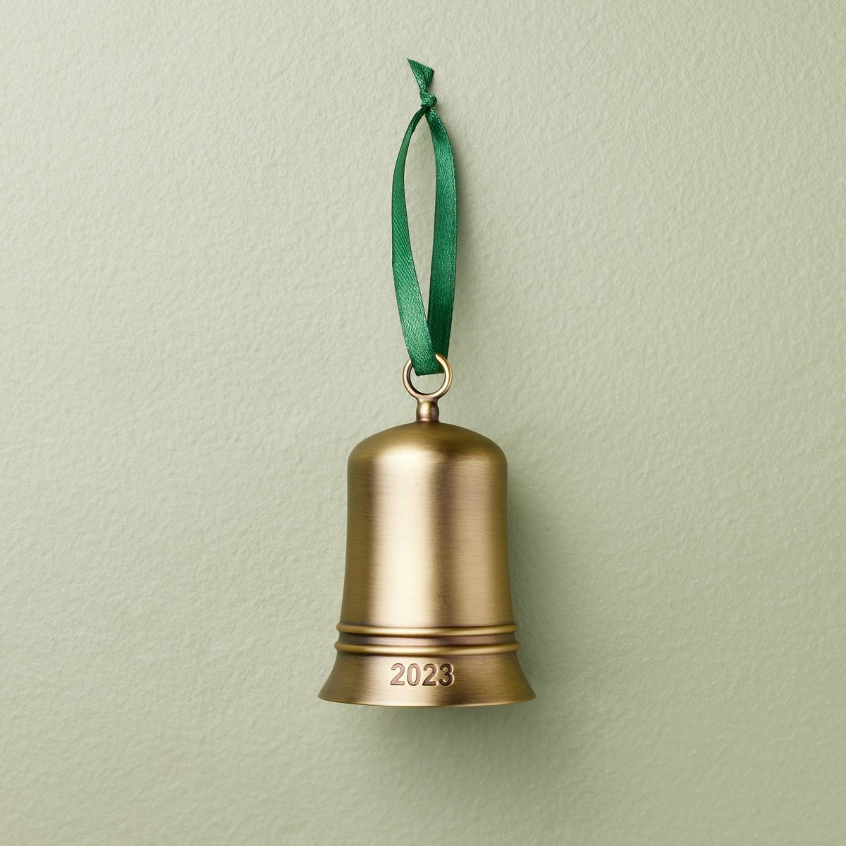 2023 Brass Bell Christmas Tree Ornament - Hearth & Hand™ with Magnolia | Target