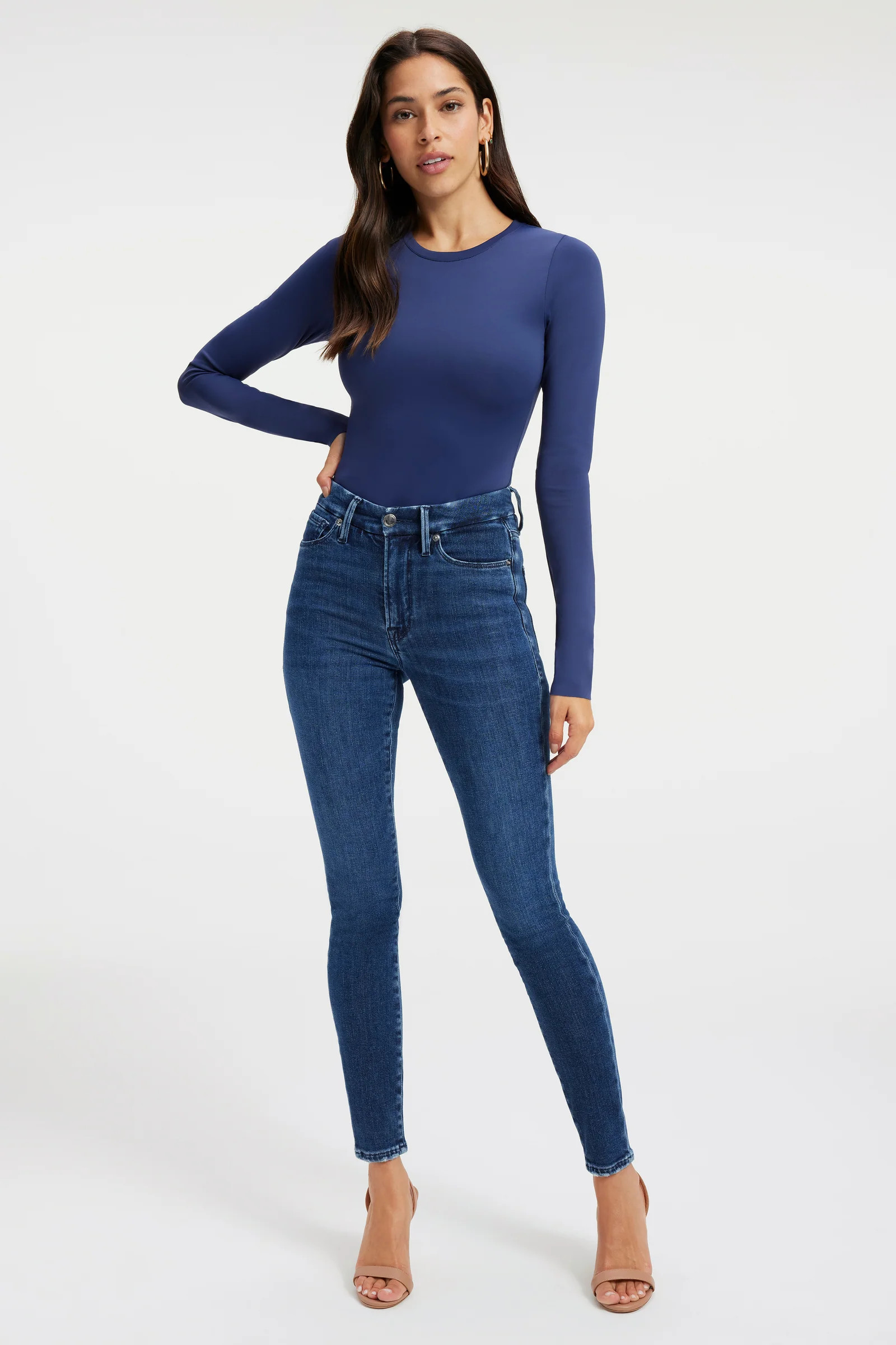 GOOD LEGS JEANS | INDIGO312 | Good American