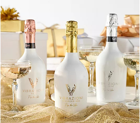Hemispheres (3) 750ml Btls Vibrazioni Sparkling Italian Wines - QVC.com | QVC