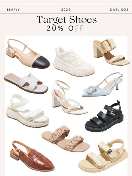 20% off shoes at target !! Shop these shoes for spring! 