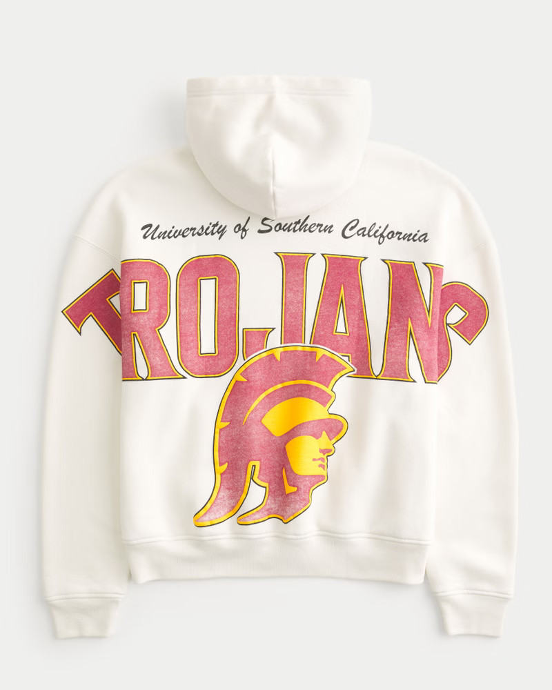 Boxy USC Trojans Graphic Hoodie | Hollister (US)