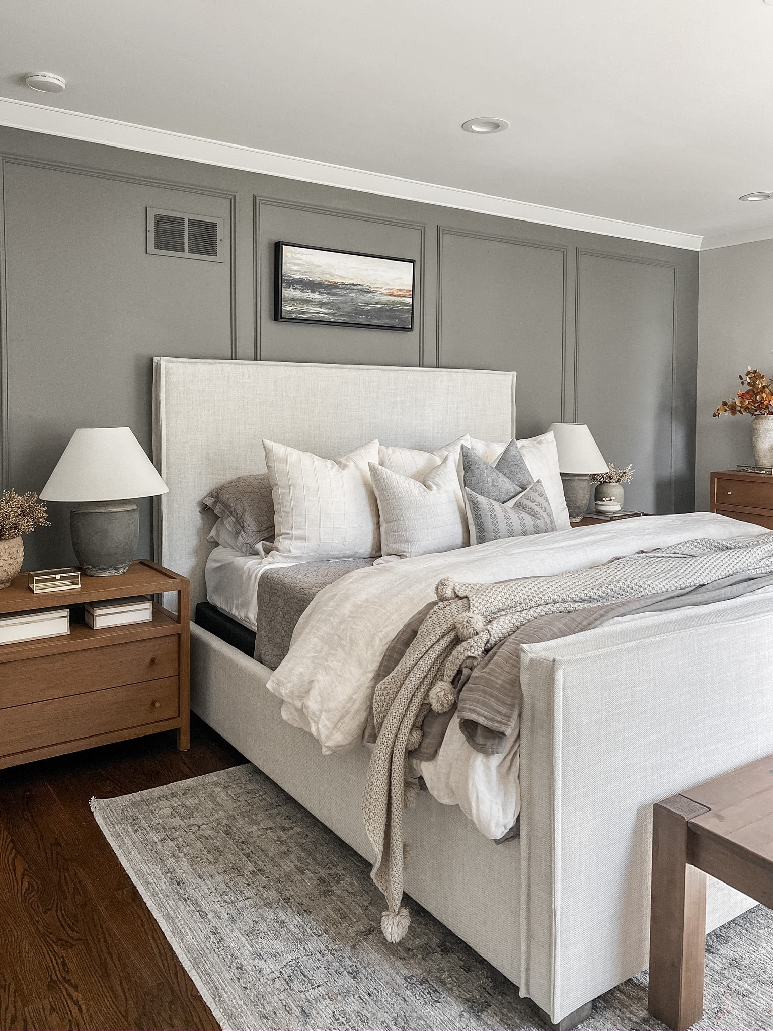 I love layering our bedding! Not only does it make for a more aesthetically pleasing bed 😉😂 but it makes it more cozy too! I love our comforter and quilt from Crate & Barrel and these layers from Pom Pom at Home are beautiful too! 

#LTKhome #LTKstyletip