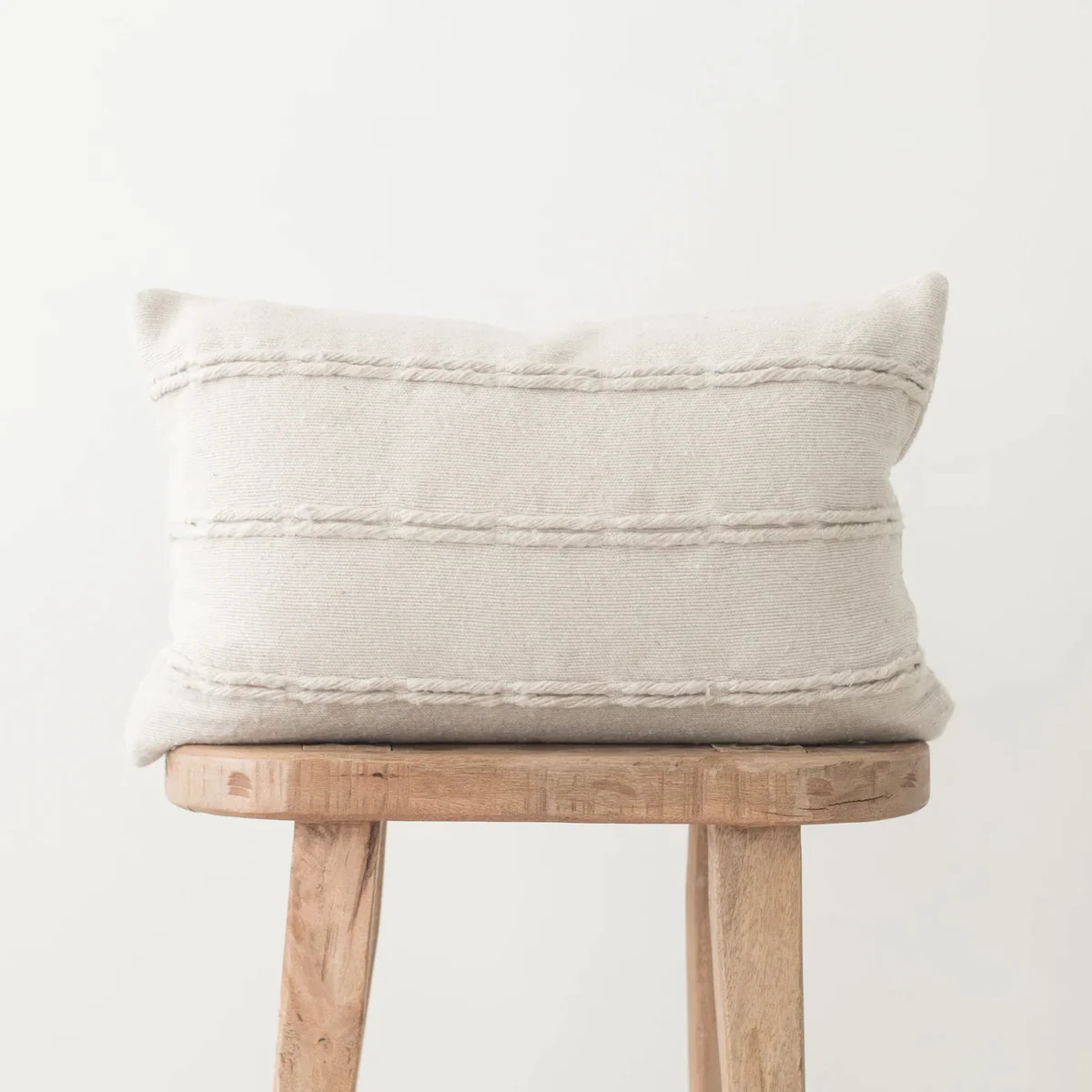 Heni - Lumbar Pillow Cover 12x20" | 12x40" | Woven Nook
