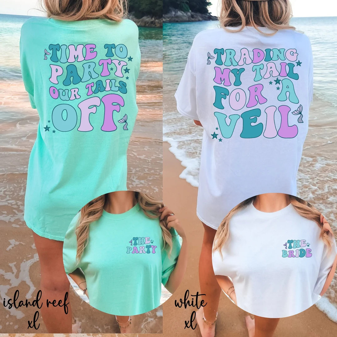 Last Splash Bachelorette Party Shirt, Bachelorette Party Shirt, Mermaid Bachelorette Party Shirt,... | Etsy (US)