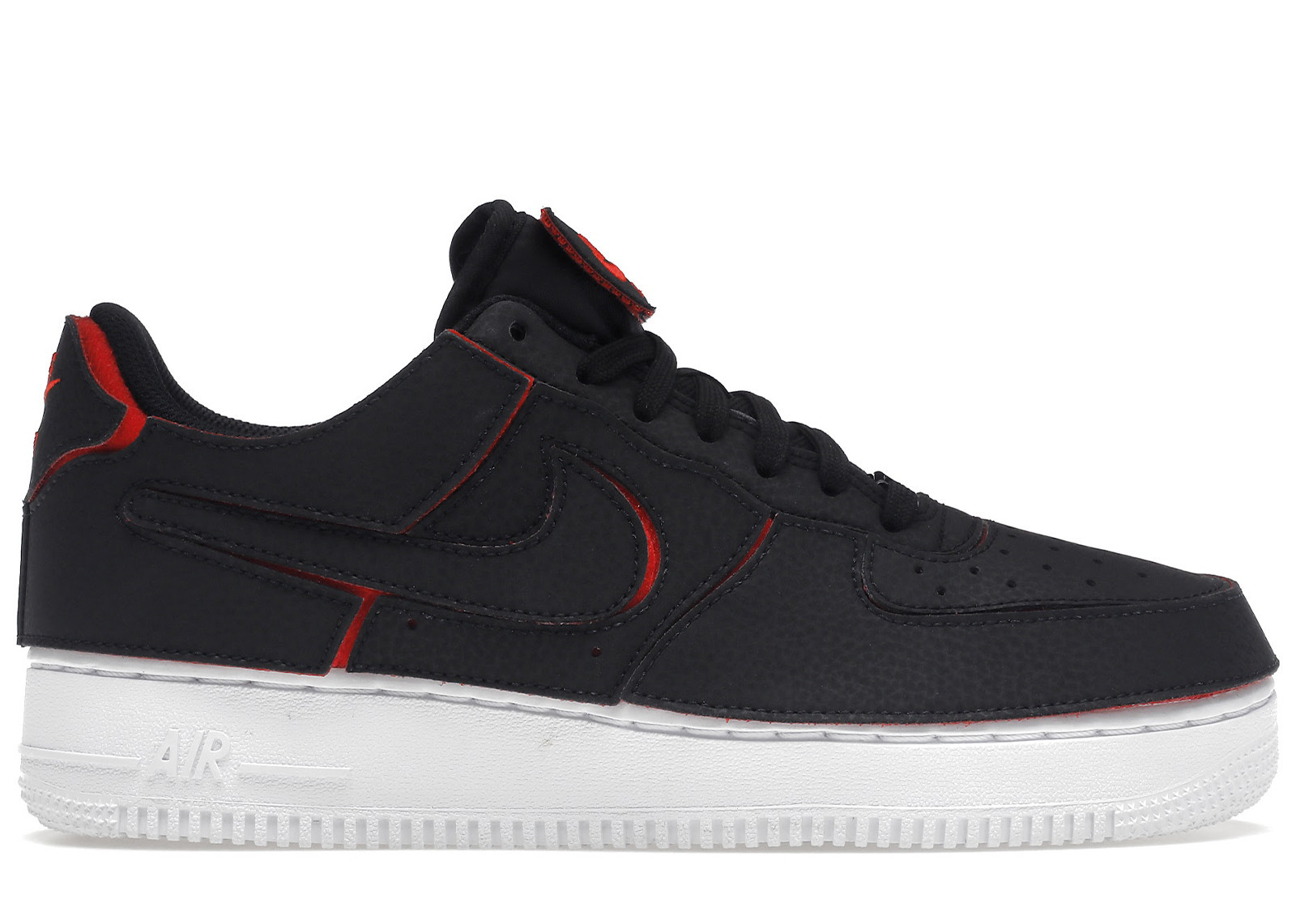 Men's Nike Air Force 1 Low 1/1 Sneakers in Black/Chile Red/Pine Green | StockX