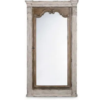 Chatelet 84" Tall Farmhouse Hardwood Jewelry Floor Mirror | Build.com, Inc.