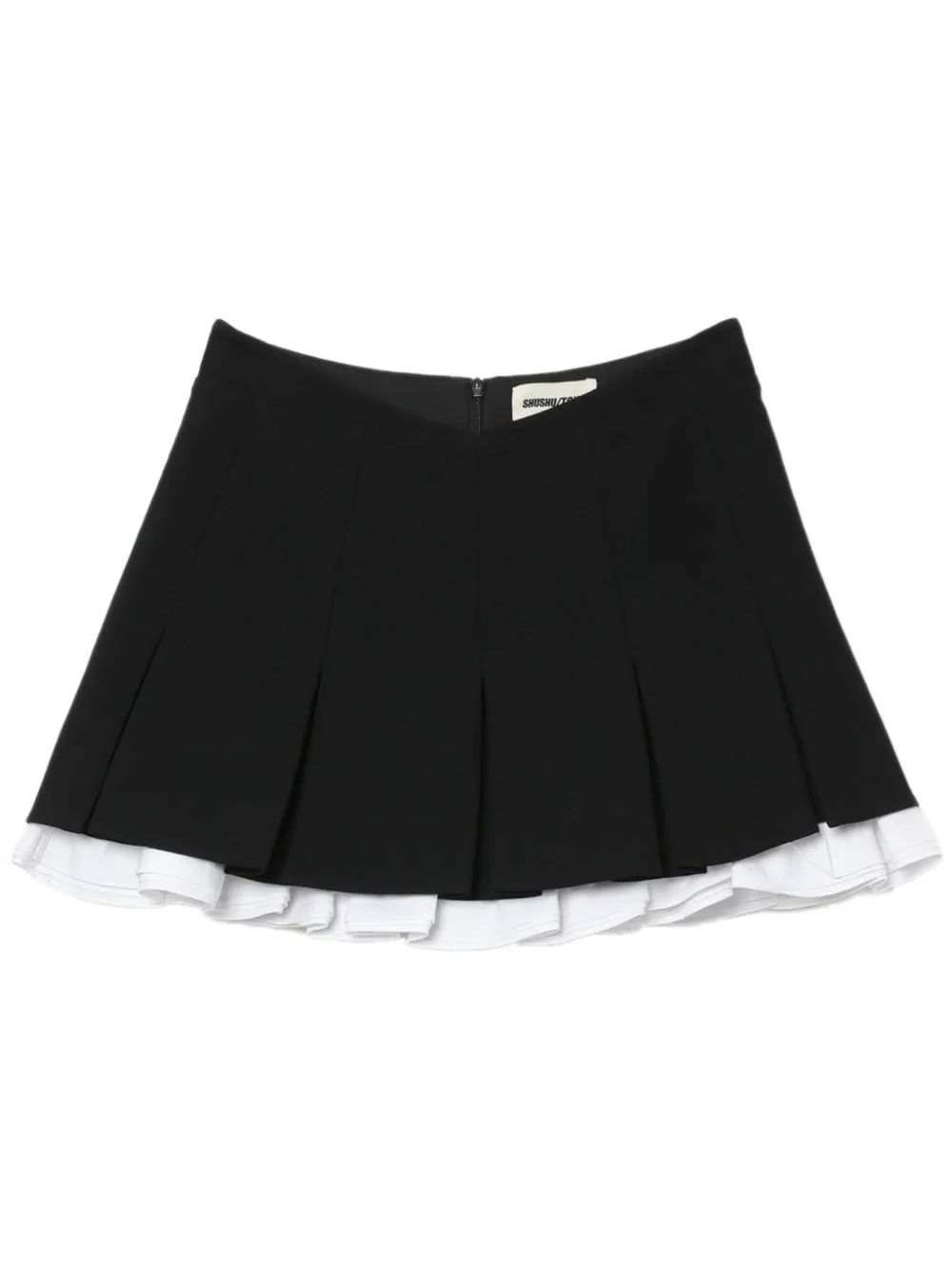 ruffled-trim pleated miniskirt | Farfetch Global