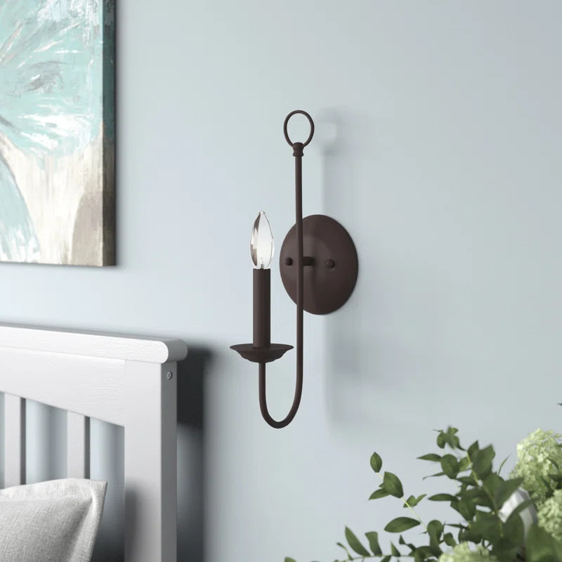 Newby Steel Candle Wall Light | Wayfair North America