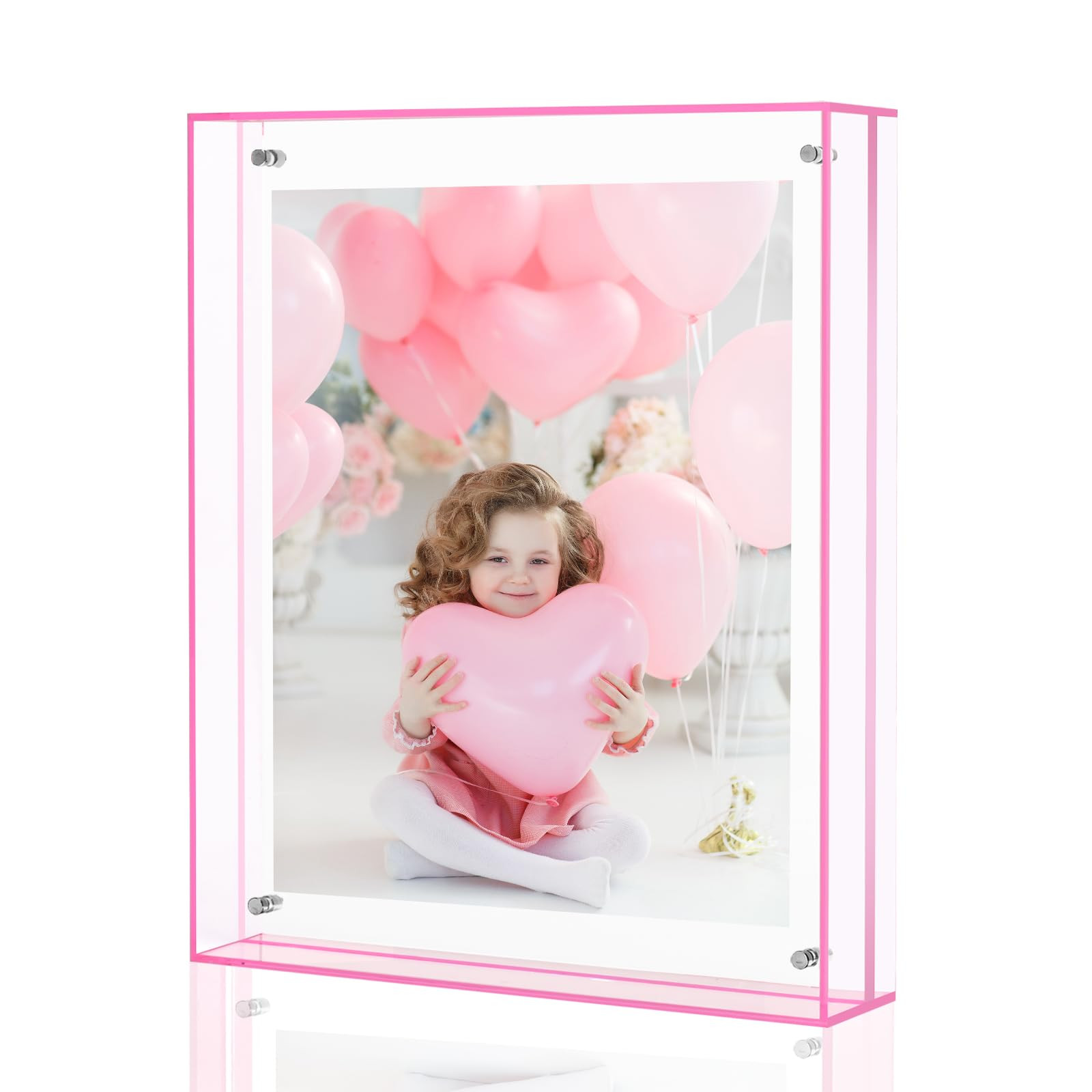 8x10 Picture Frames, Stunning Color Acrylic Photo Frame, Wall & Tabletop Display Frames, Modern F... | Amazon (US)